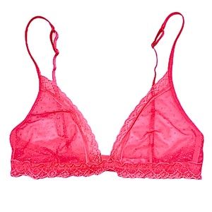Gap Body Hot Pink Lace Bralette